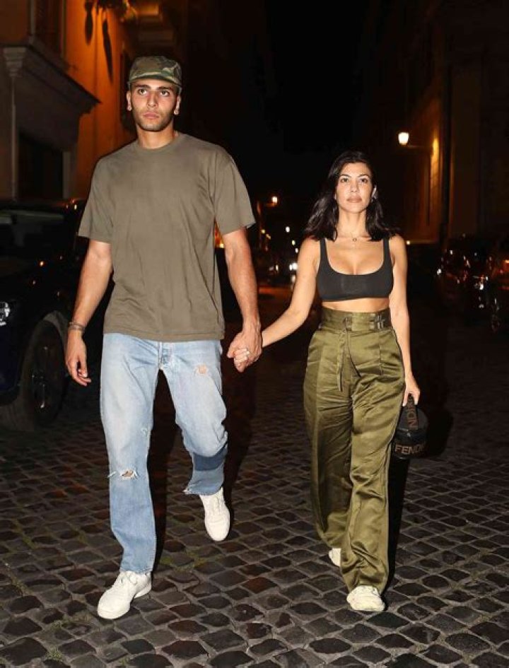 Kourtney Kardashian and boyfriend Younes Bendjima romantically ice skating together at a party in Thousand Oaks. Pictured: Kourtney Kardashian and Younes Bendjima Ref: SPL1640046 231217 Picture by: Brewer / Prahl / Splash News Splash News and Pictures Los Angeles:310-821-2666 New York:212-619-2666 London:870-934-2666 