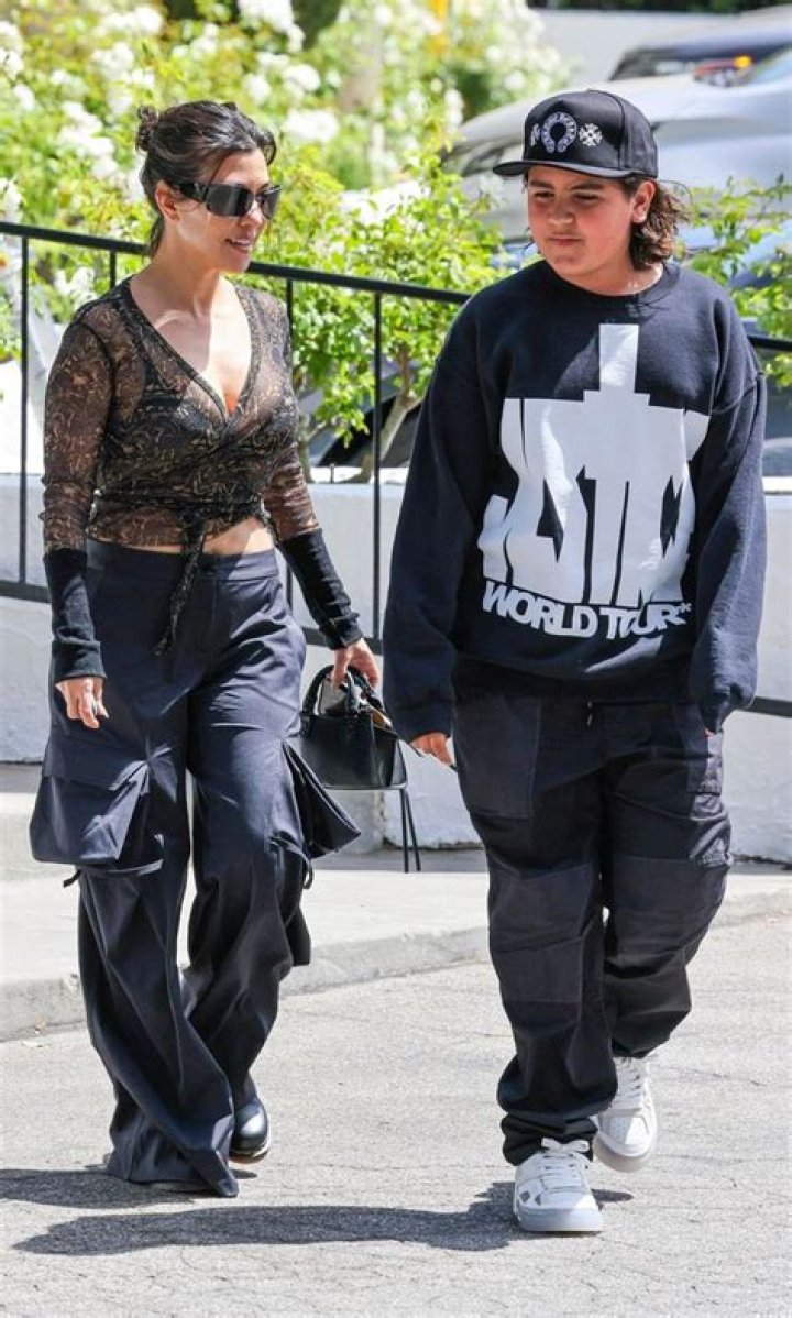 Kourtney Kardashian and Mason Disick