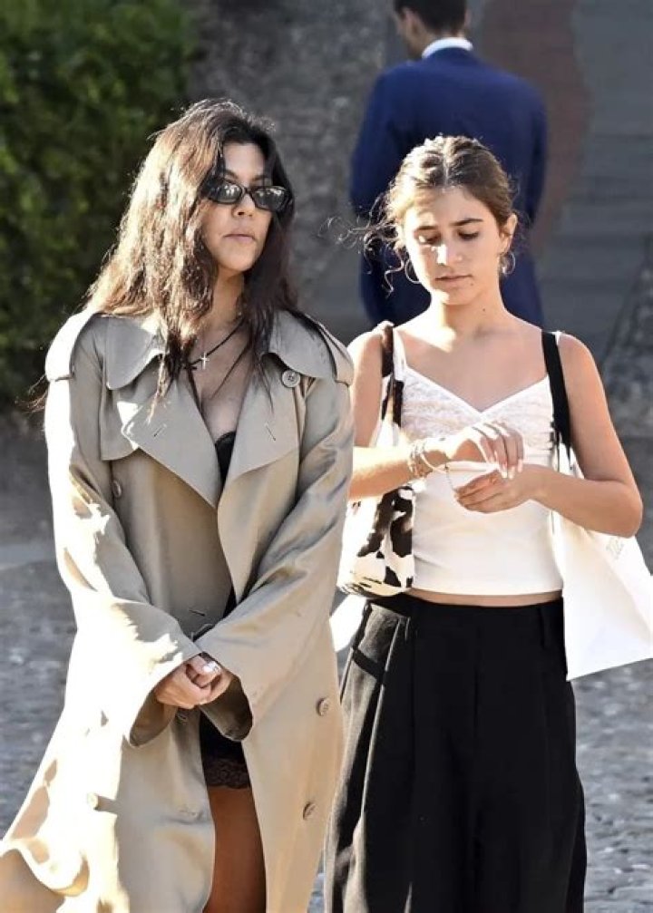 Kourtney Kardashian and Penelope leave a birthday party in Malibu