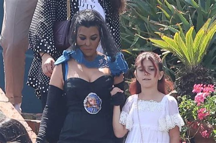 Kourtney Kardashian At Dolce & Gabbana Show