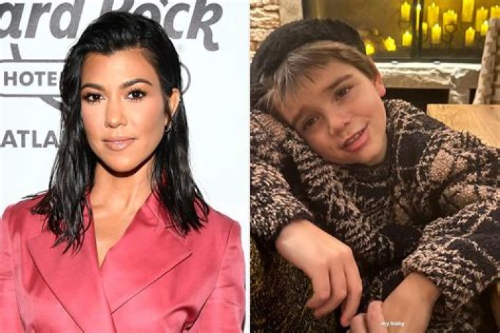 Kourtney Kardashian Hold Son Reign By The Hand