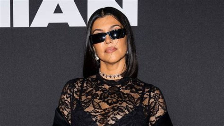 Kourtney Kardashian In Black