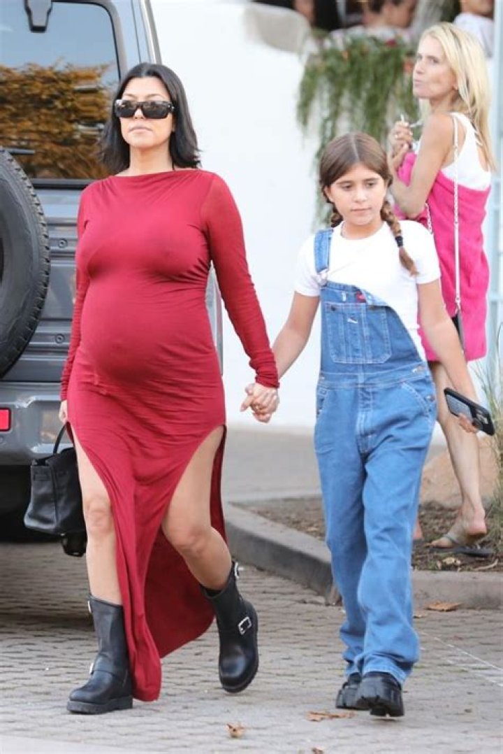 Kourtney Kardashian, Penelope, & Reign Disick In L.A.