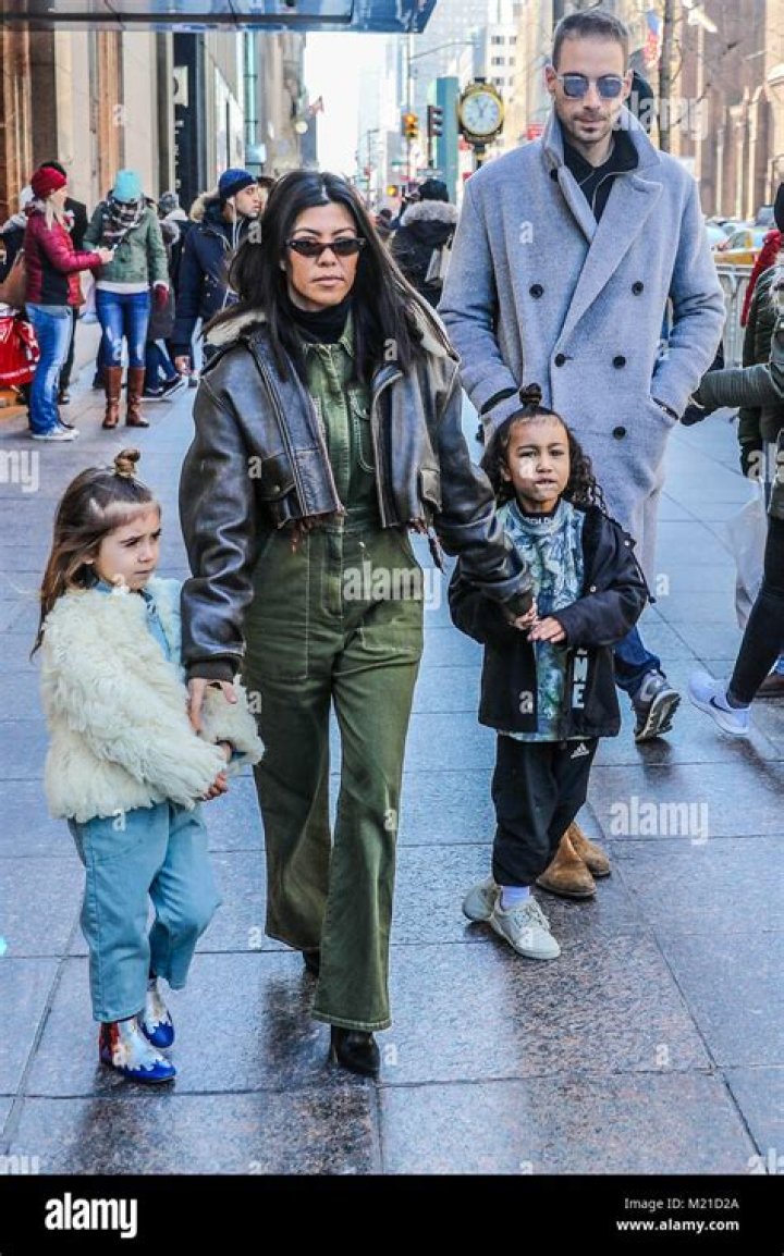 Kourtney Kardashian, Penelope Disick, and Mason Disick