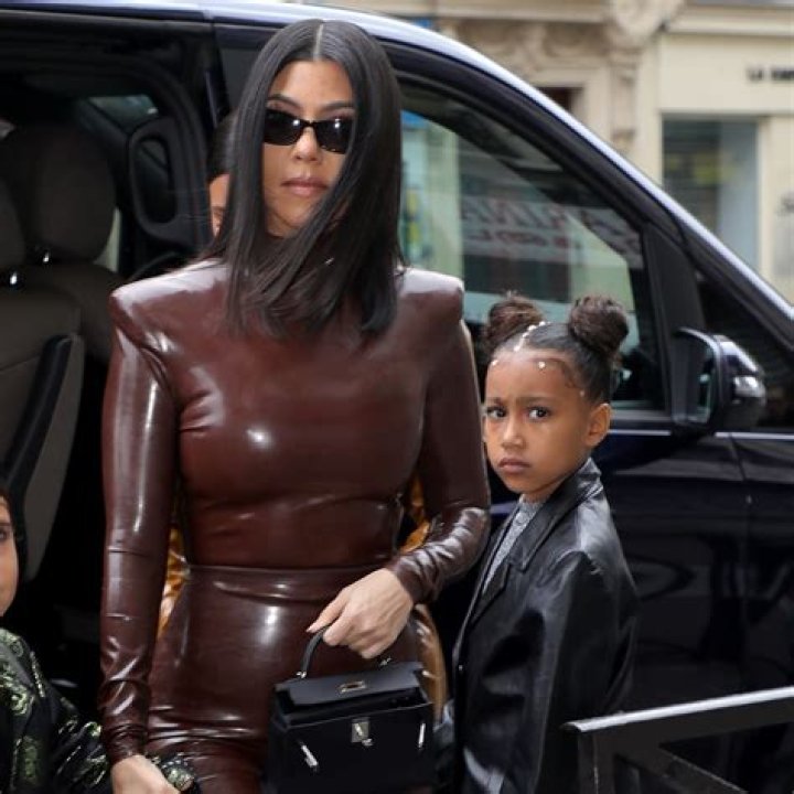 Kourtney Kardashian Picks Up North West From Ballet Class