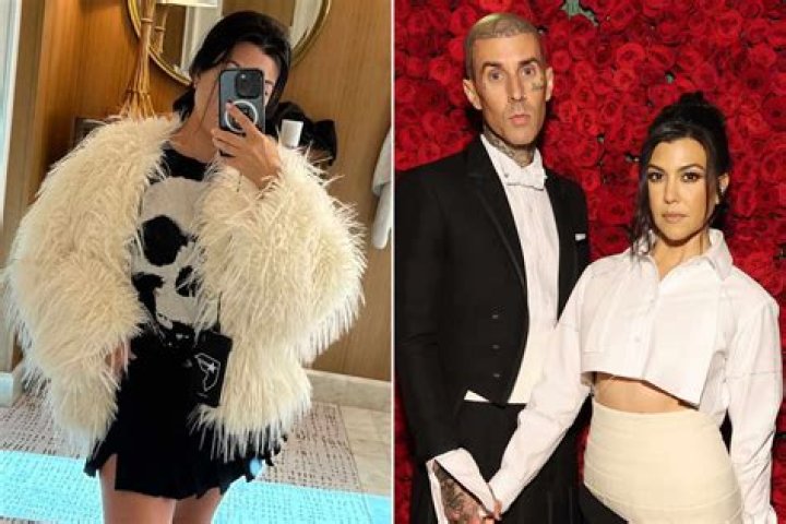 Kourtney Kardashian Rocks Thong Bikini After She & Travis Barker Fly To Italy For Romantic Getaway