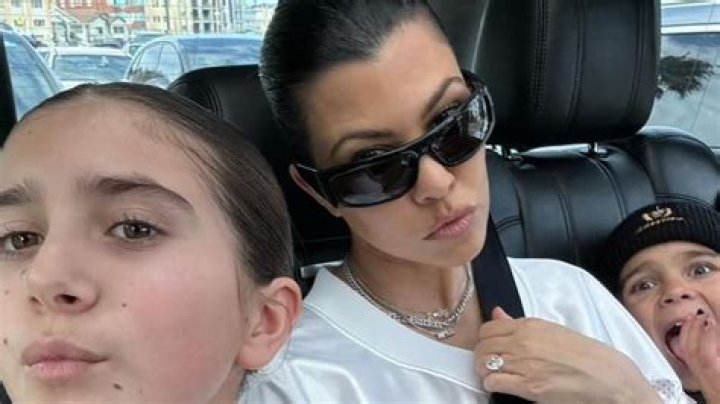 Kourtney Kardashian with Penelope