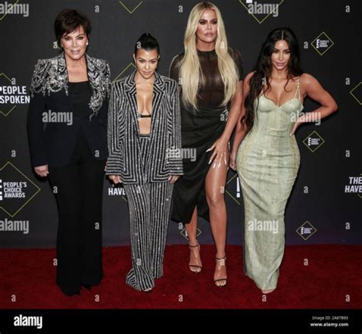 Kris Jenner, Kourtney Kardashian, Khloe Kardashian and Kim Kardashian West45th Annual People's Choice Awards, Arrivals, Barker Hanger, Los Angeles, USA - 10 Nov 2019