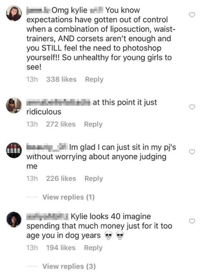 Kylie Jenner accused photoshopping Met Gala