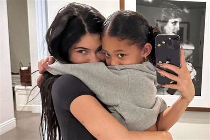 Kylie Jenner and daughter Stormi