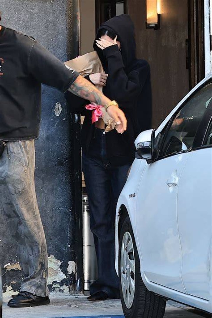 Kylie Jenner leaves a lunch date with her daughter Stormi in LA