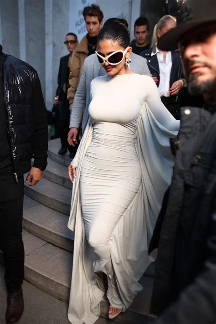 Kylie Jenner leaving Paris Fashion Week