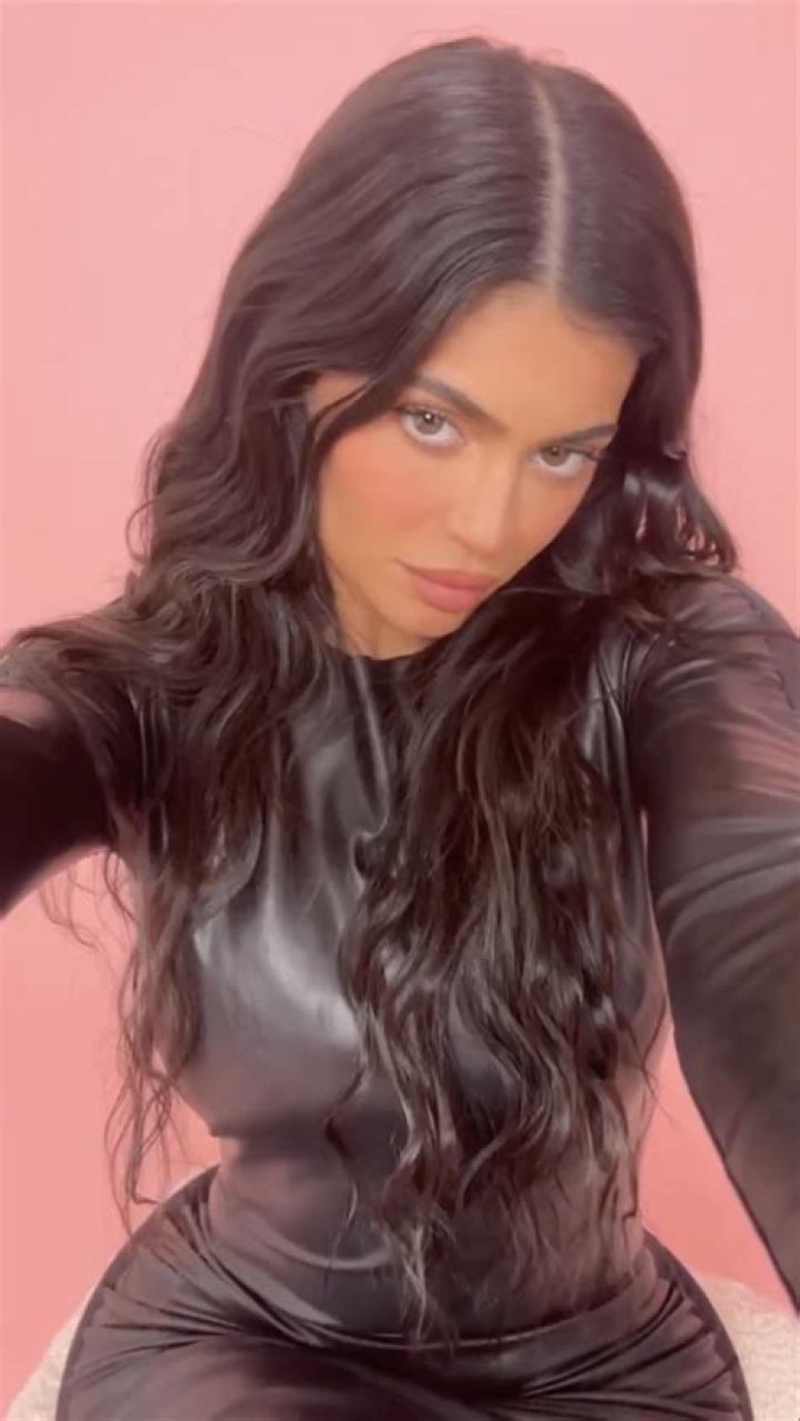 Kylie Jenner Rocks Leather Jumpsuit For Makeup Line Party: Video – Hollywood Life