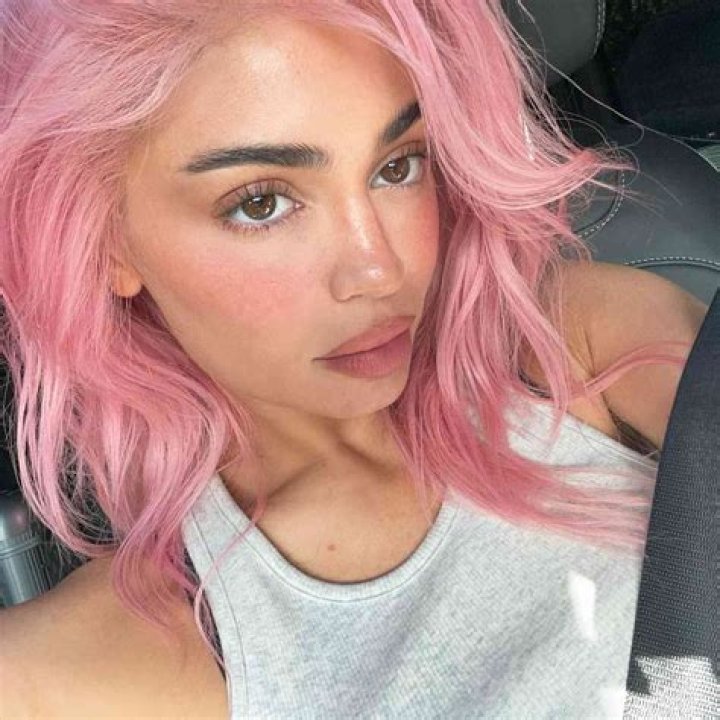 Kylie Jenner Rocks Lingerie & Cotton Candy Pink Hair In Sexy New Pic