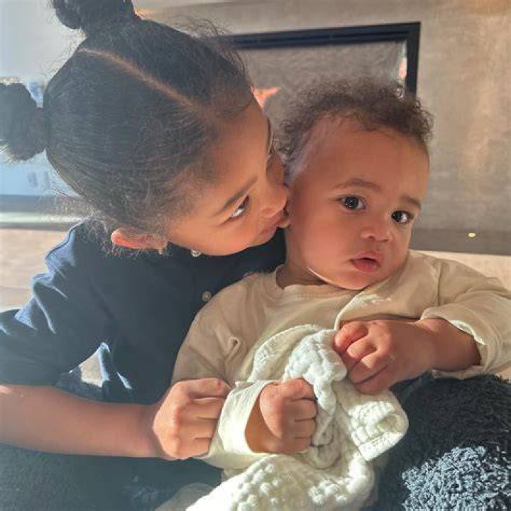 Kylie Jenner Shares Rare New Photos Of Son Aire, 1, & His Big Sister Stormi, 5
