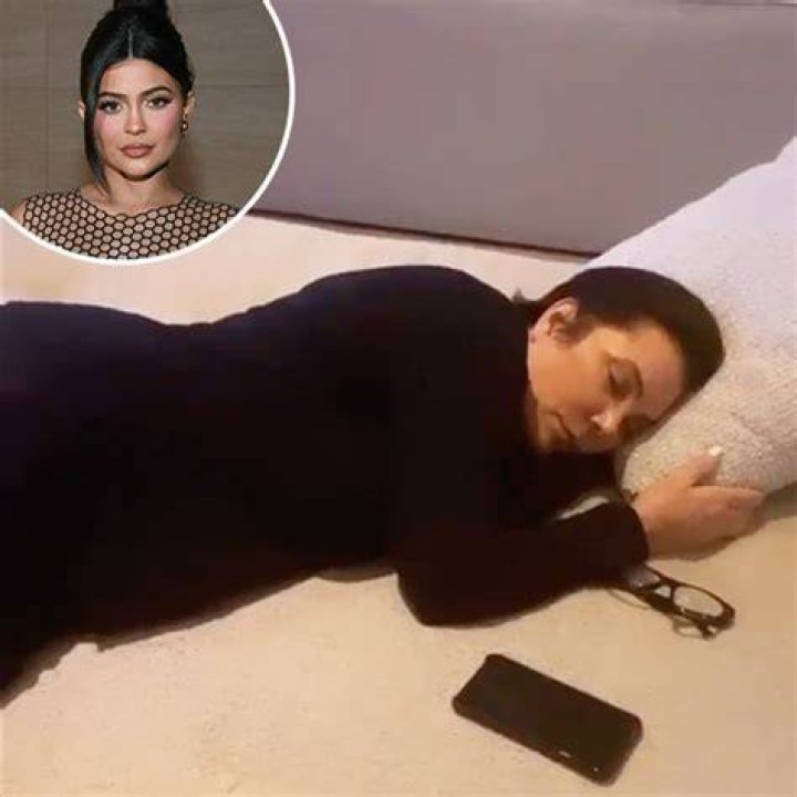 Kylie Jenner sleeping