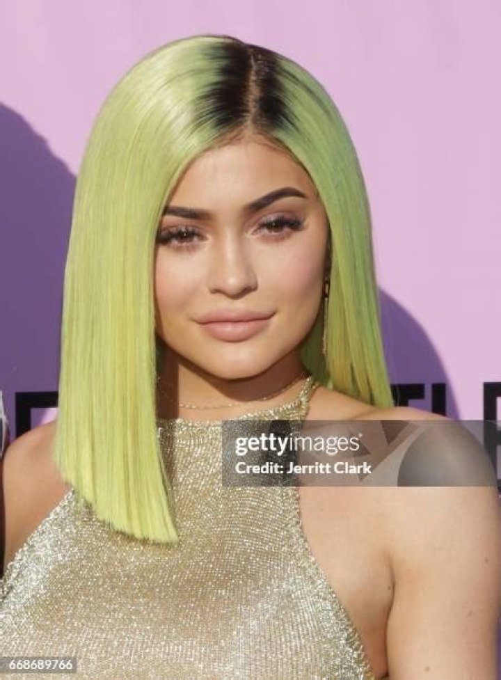 Kylie Jenner With Green Hair