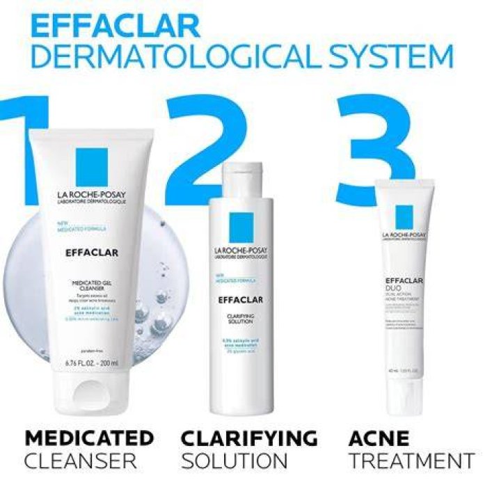 La Roche Posay Effaclar Medicated Acne Face Wash, $14.99, laroche-posay.us
