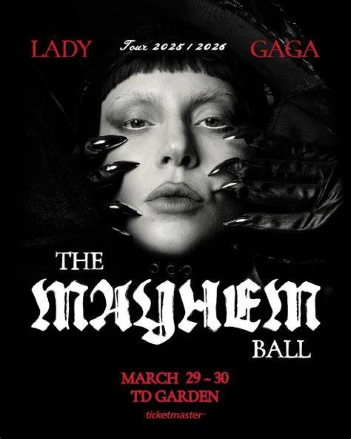 Lady Gaga gets into character dressed in a long Satin robe