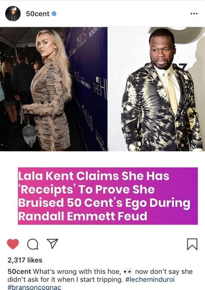 Lala Kent Claims She Has ‘Receipts’ To Prove She Bruised 50 Cent’s Ego During Randall Emmett Feud  