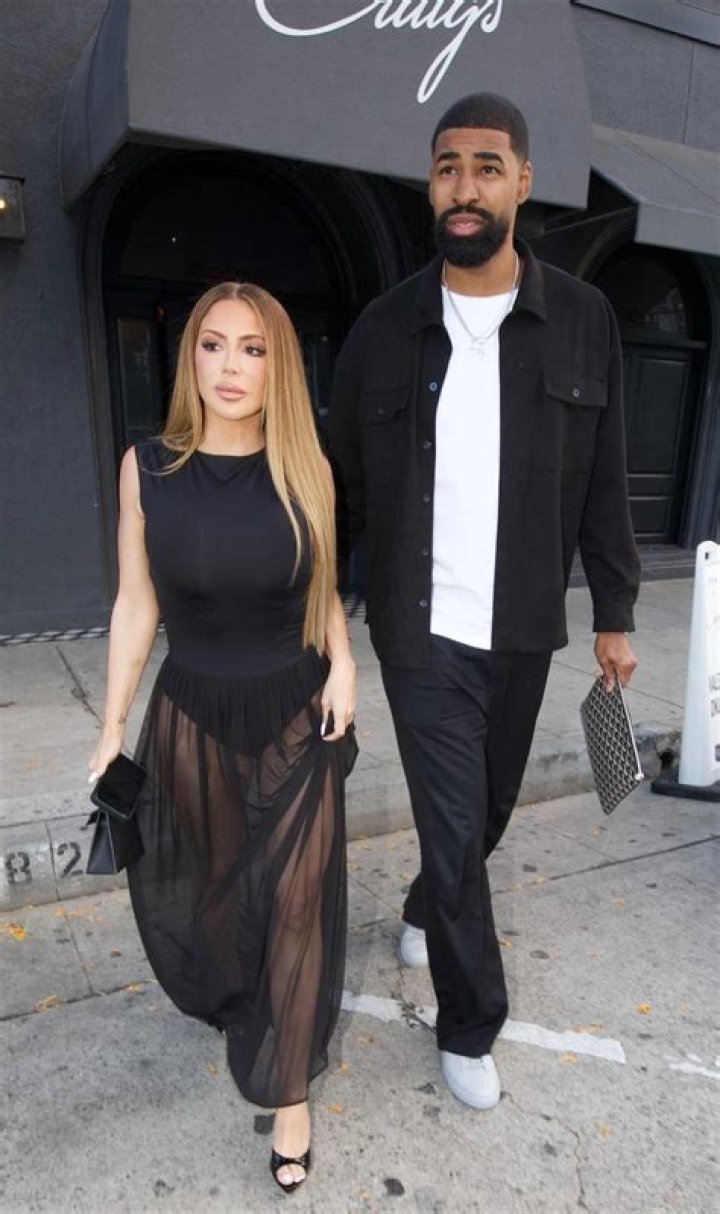 Larsa Pippen In A Black Mini Dress