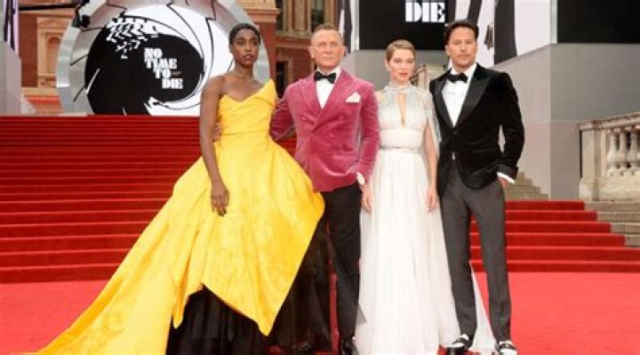 Lashana Lynch, Daniel Craig, LZa Seydoux and Cary Fukunaga 'No Time To Die' World Premiere, Royal Albert Hall, London, UK - 28 Sep 2021