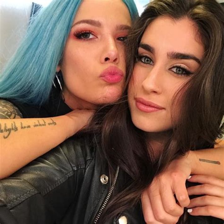 Lauren Jauregui and Halsey KIIS FM's Jingle Ball, Backstage, Los Angeles, USA - 01 Dec 2017