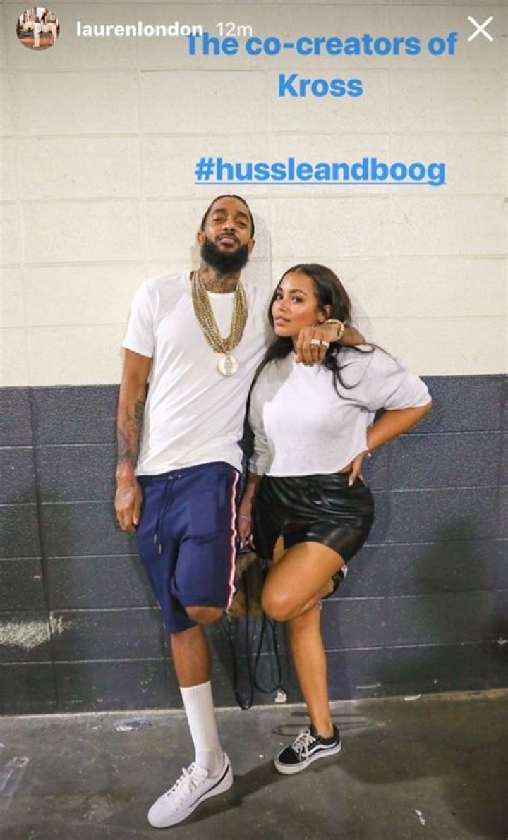 Lauren London & son Kross