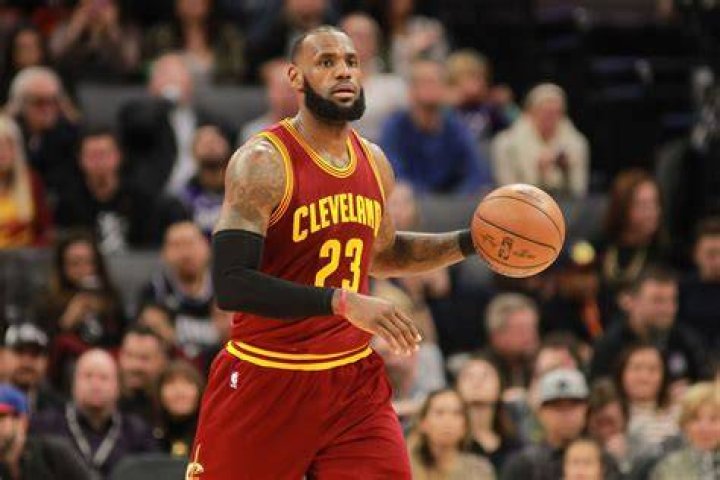 LeBron James Cleveland Cavaliers at Oklahoma City Thunder, USA - 09 Feb 2017 Cleveland Cavaliers forward LeBron James looks on while standing on the court in the first half of the NBA basketball game between the Cleveland Cavaliers and the Oklahoma City Thunder at the Chesapeake Energy Arena in Oklahoma City, Oklahoma, USA, 09 February 2017.