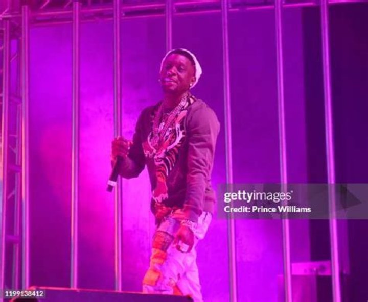 Lil Boosie performs at the 2014 BET Hip Hop Awards held at the Atlanta Civic Center, in Atlanta 2014 BET Hip Hop Awards - Show - , Atlanta, USA - 20 Sep 2014