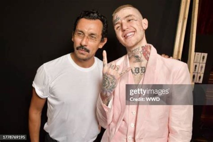 Lil Peep backstage Haider Ackermann show, Spring Summer 2018, Paris Fashion Week Men's, France - 21 Jun 2017