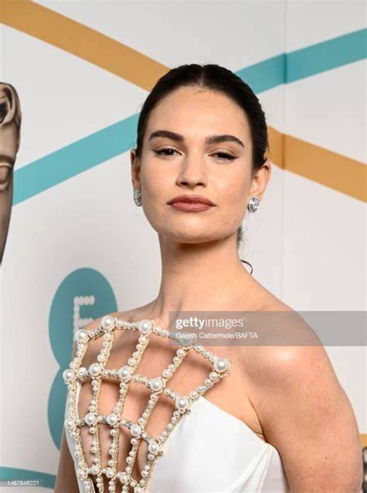 Lily James at 2023 Critics&rsquo; Choice Awards