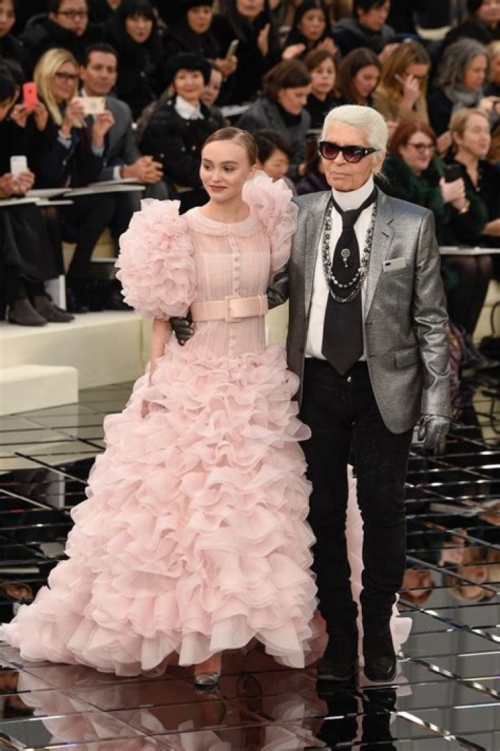 Lily-Rose Depp & Karl Lagerfeld
