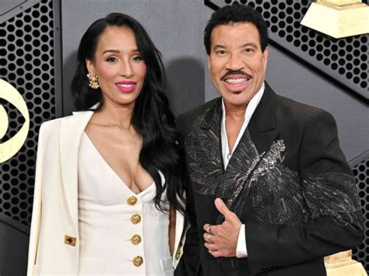Lionel Richie and Lisa Parigi