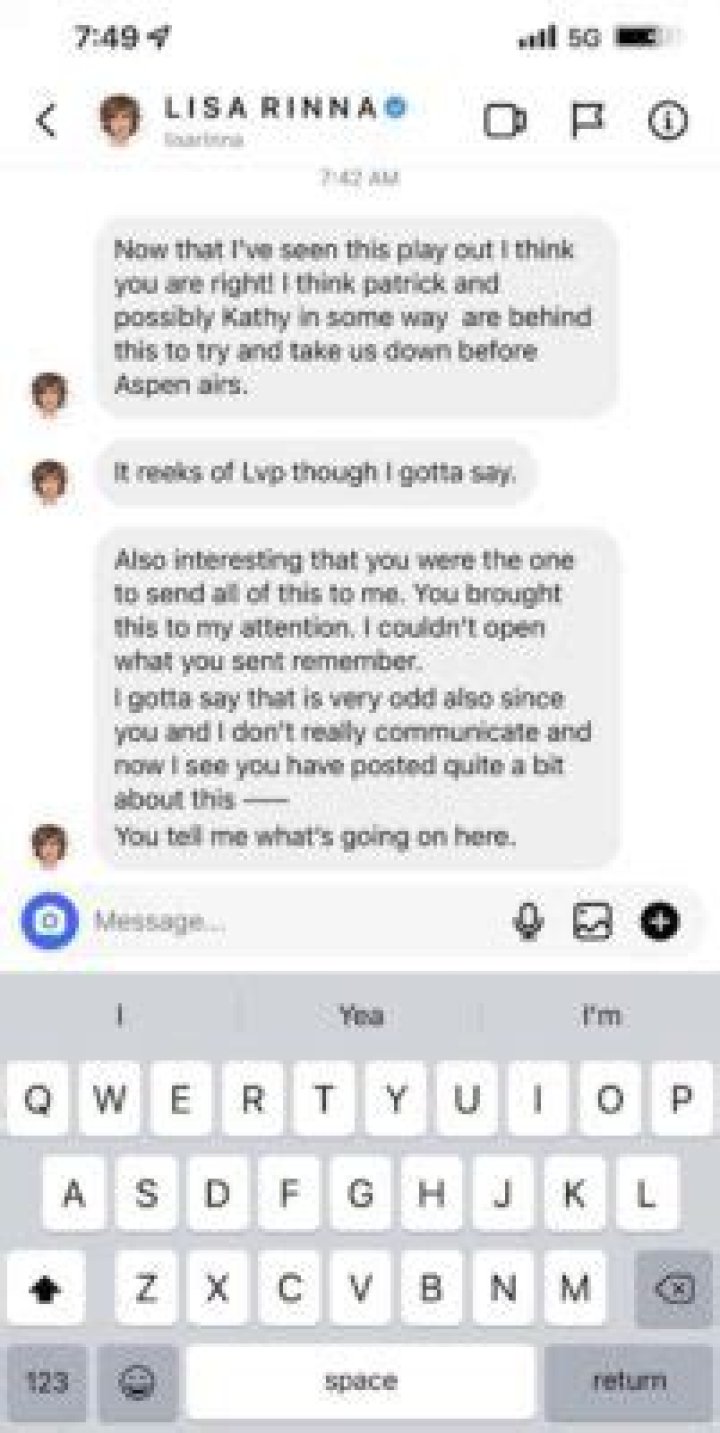 Lisa Rinna Seemingly Accuses LVP Of Leaking Story About ‘RHOBH’ Being ‘Boring’ Without Her