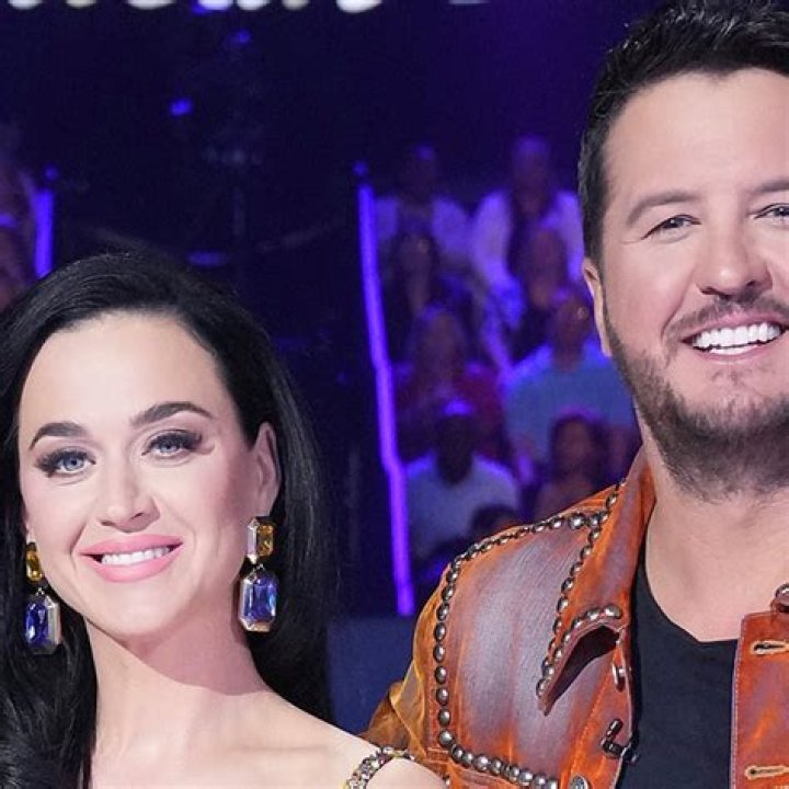 Luke Bryan and Katy Perry at events.