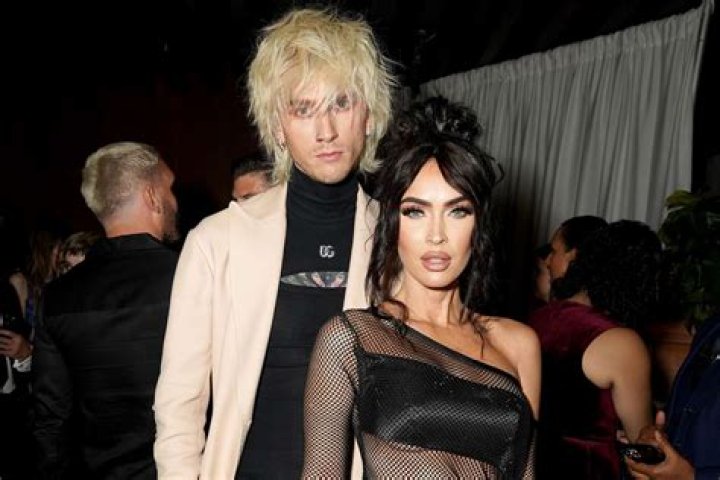 Machine Gun Kelly and Megan Fox arrive on the red carpet at the 2023 Sports Illustrated Swimsuit Issue release party at Hard Rock Hotel on Thursday, May 18, 2023 in New York City. SI Swimsuit Issue Release, New York, United States - 18 May 2023