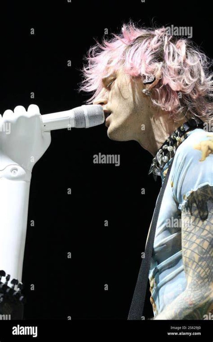Machine Gun Kelly performs at Madison Square Garden during his Mainstream Sellout tour, in New York NY Machine Gun Kelly In Concert, New York, United States - 28 Jun 2022