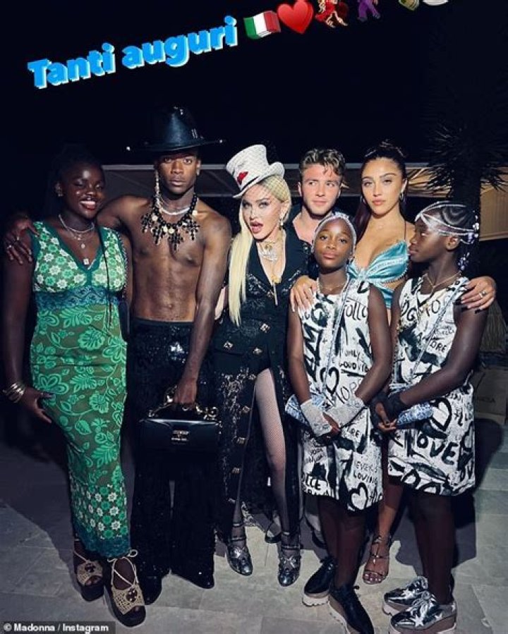 Madonna and her children