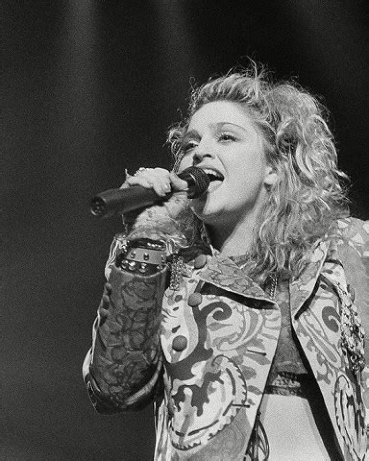 Madonna Rock star Madonna sings as she opened her first national tour at night on in Seattle. She is known for her million-seller records and movie "Desperately Seeking Susan Madonna Pop Rock Singer, Seattle, USA