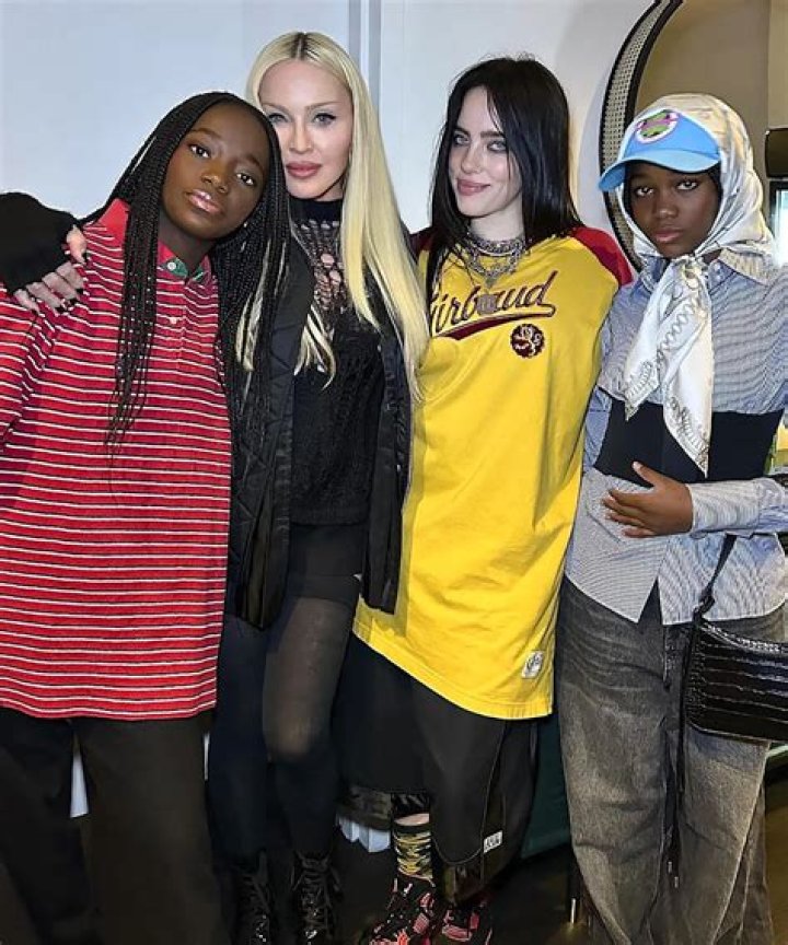 Madonna’s Twins Stella & Estere And Son David At NYC Home: Photos – Hollywood Life