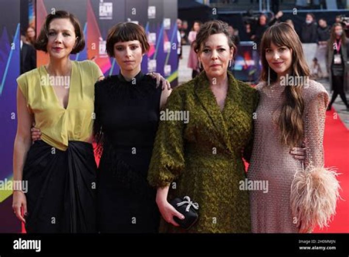 Maggie Gyllenhaal, Jessie Buckley, Olivia Colman and Dakota Johnson 'The Lost Daughter' premiere, BFI London Film Festival, UK - 13 Oct 2021