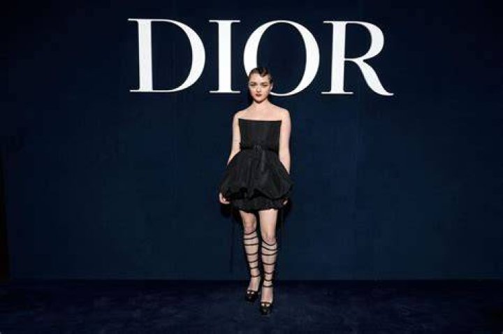 Maisie Williams At Dior