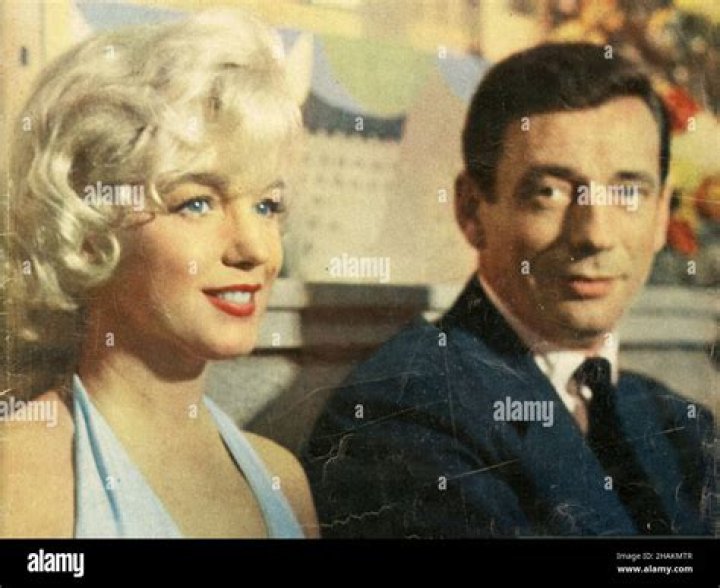 Marilyn Monroe & Yves Montant Get Close