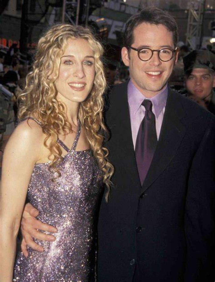 Matthew Broderick & SJP Watch Tennis
