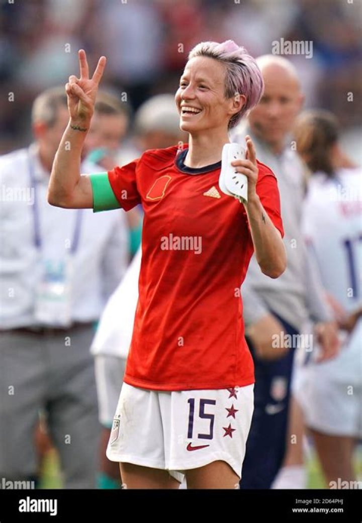 Megan Rapinoe Celebrates