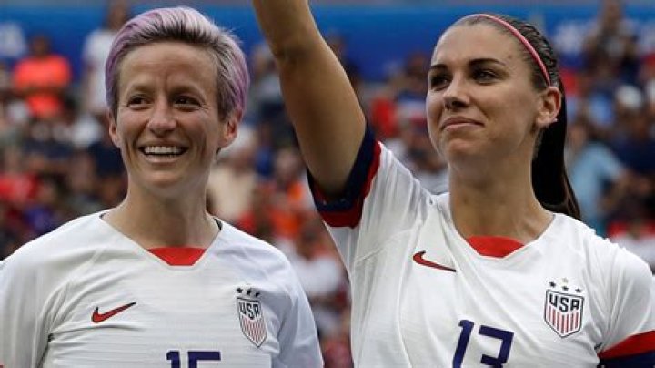 Megan Rapinoe of USA following the game USA v Netherlands, FIFA Women's World Cup Final, Football, Stade de Lyon, France - 07 Jul 2019
