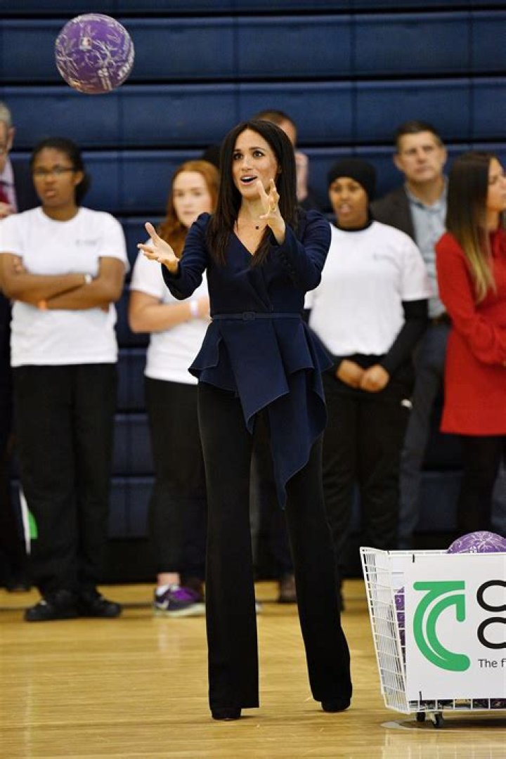 Meghan Duchess of SussexCoach Core Awards, Loughborough University, UK - 24 Sep 2018WEARING OSCAR DE LA RENTA JACKET AND ALTUZARRA TROUSERS