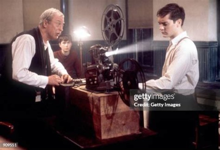 Michael Caine and Tobey Maguire Miramax Pre Oscar Party March 23, 1997 Los Angeles, CA Michael Caine and Tobey Maguire Miramax Pre Oscar Party for the 1997 Oscars. Photo by Eric Charbonneau&reg;Berliner Studio/BEImages