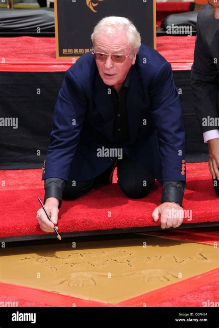 Michael Caine at his Handprint Ceremony